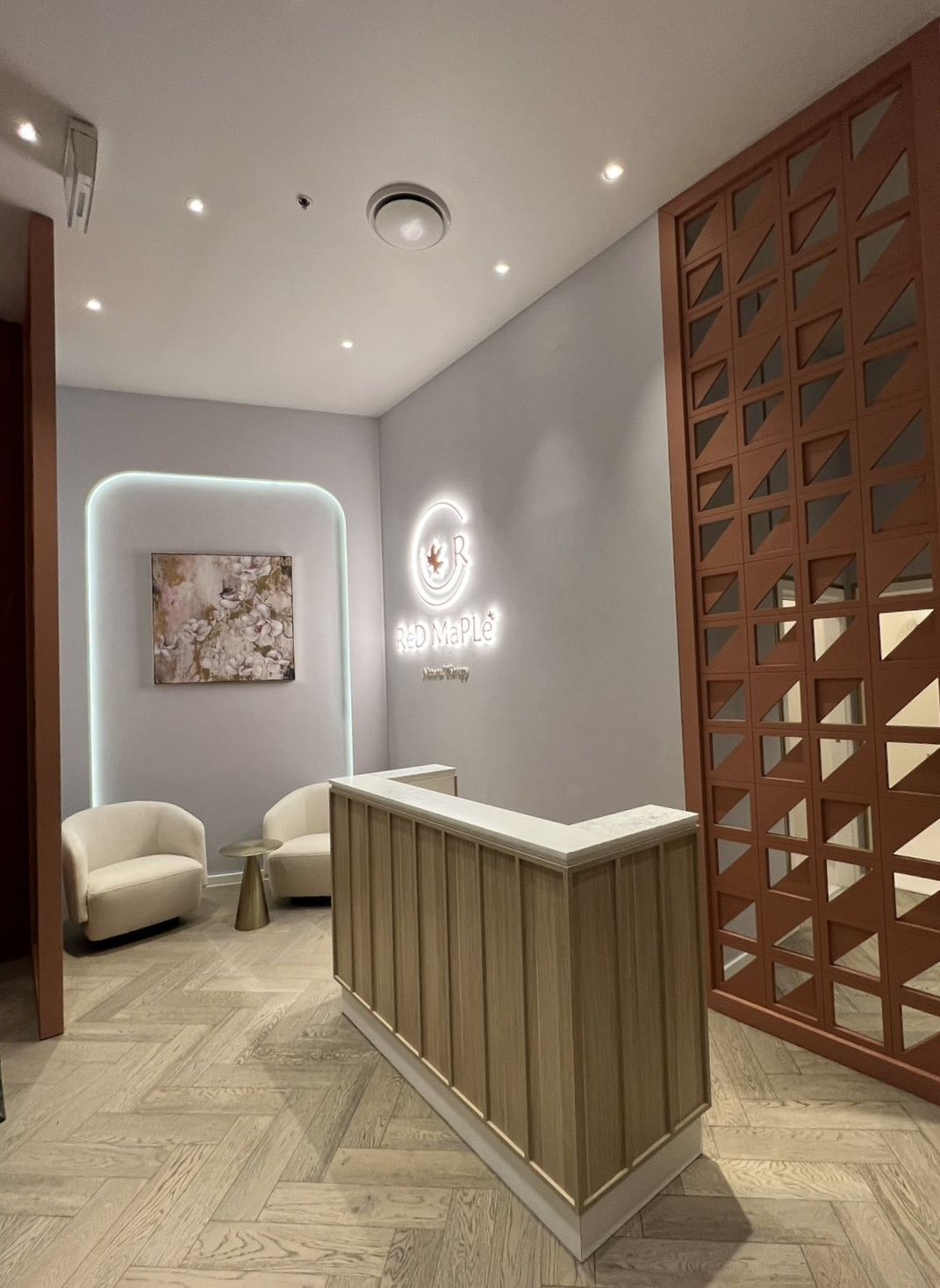 Red Maple Massage completed project